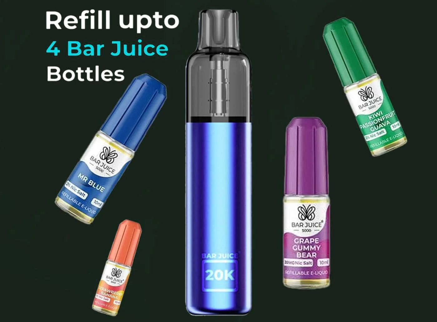 Bar Juice 20K Refillable Disposable Kit