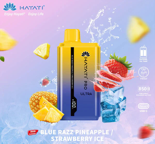 Hayati Pro Ultra 15000 Puffs Disposable