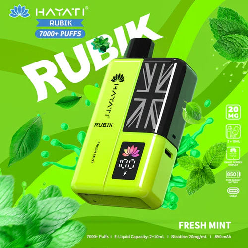 Hayati Rubik 7000+ Puff Disposable