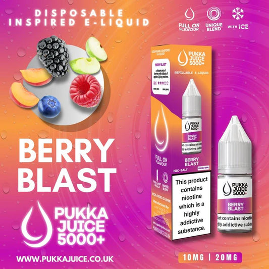 Pukka Juice 5000+ Nic Salts