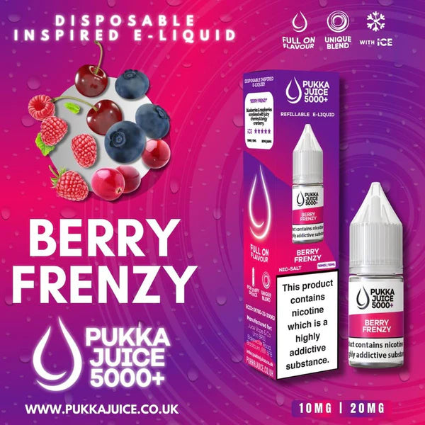 Pukka Juice 5000+ Nic Salts