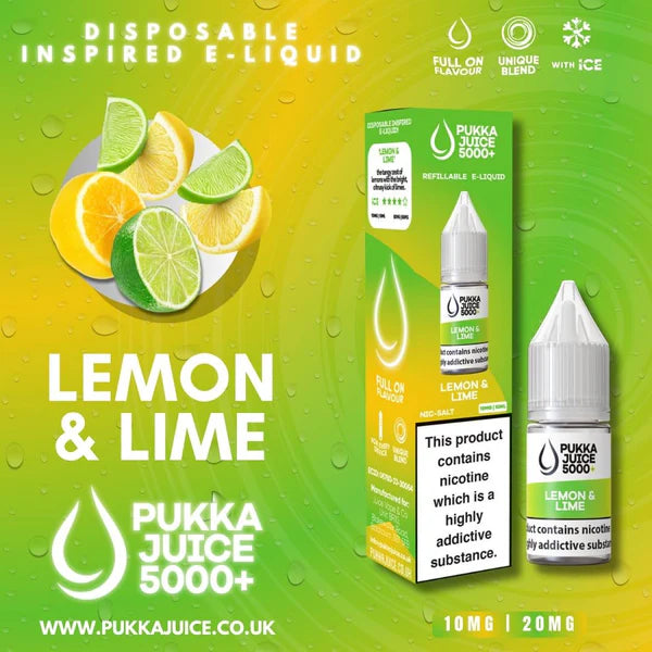 Pukka Juice 5000+ Nic Salts